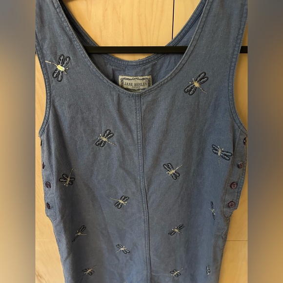 Jane Ashley Petite Denim Dragonfly Dress - Picture 3 of 6